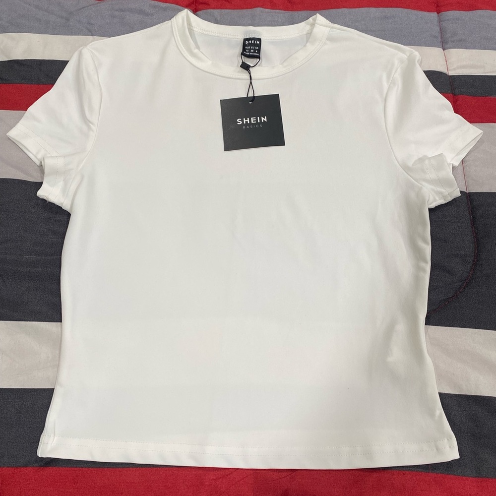White crop top